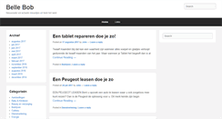 Desktop Screenshot of bellebob.nl