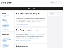 Tablet Screenshot of bellebob.nl